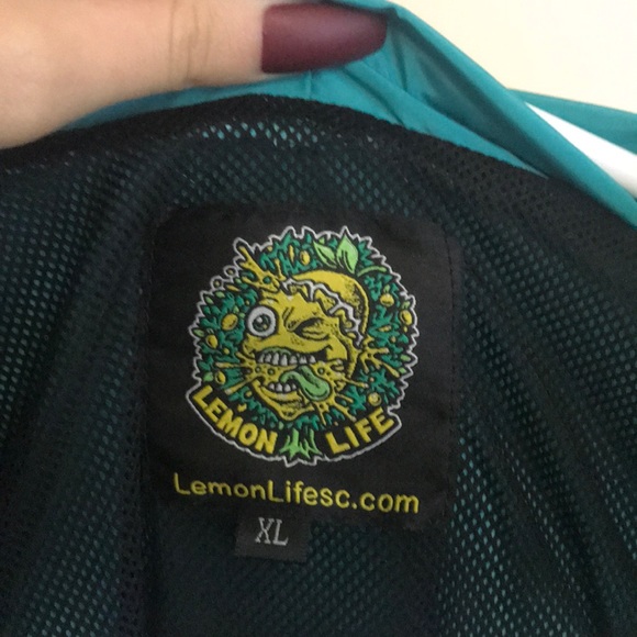 Lemontree quarterzip hooded windbreaker - Picture 3 of 4